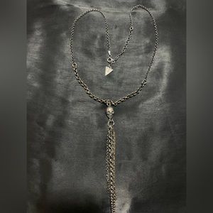 Missy Industry Necklace. 20 inch Chain. Sterling Silver.